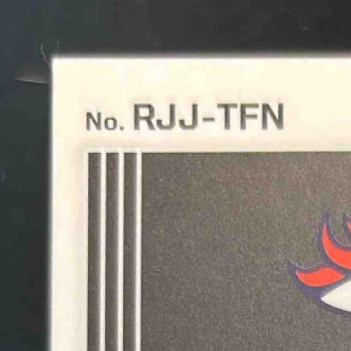 2024 Panini Obsidian Troy Franklin Rookie Jumbo Jersey Auto 219/299 Broncos