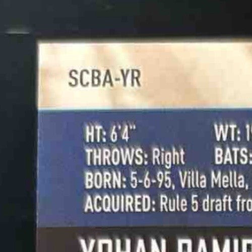 2021 Topps Stadium Club Yohan Ramirez Auto #SCBA-YR RC Seattle Mariners