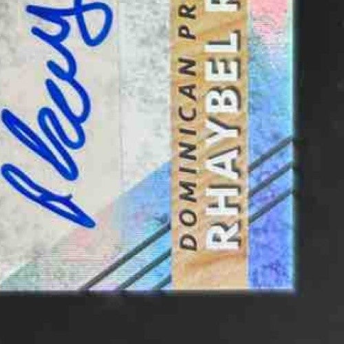 2019 Panini Elite Extra Edition Rhaybel Roso Auto #194