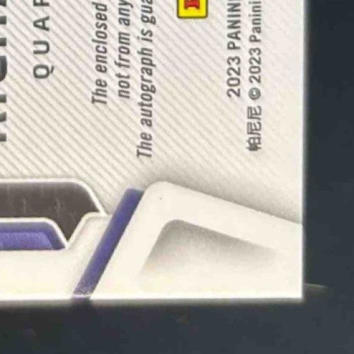 2023 Certified Anthony Richardson Freshman Fabric Signatures Gold /10 Colts