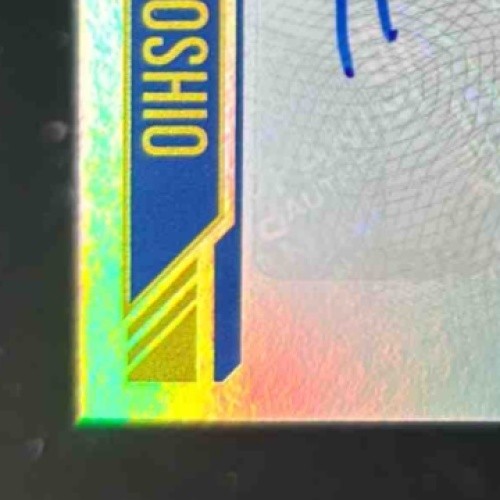2024 Panini Contenders Edefuan Ulofoshio Rookie Auto Midfield /50 #240 Bills