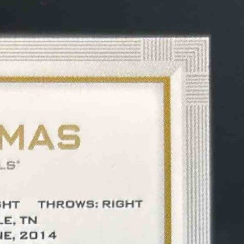 2019 Topps Gallery Lane Thomas Auto #70 RC St. Louis Cardinals