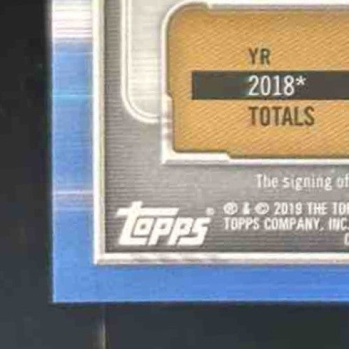 2019 Bowman Chrome Yefri Del Rosario Auto 1st Prospect Kansas City Royals