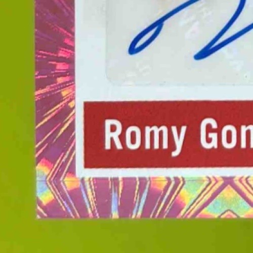 2022 Donruss Romy Gonzalez Retro 1988 Signatures Pink Fireworks /199 RC Sox