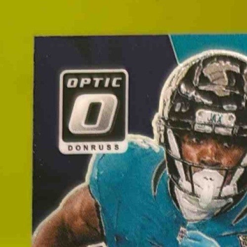 2023 Donruss Optic Tank Bigsby Primary Colors Auto Purple Stars /25 #17 Jaguars
