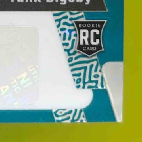 2023 Donruss Optic Tank Bigsby Primary Colors Auto Purple Stars /25 #17 Jaguars