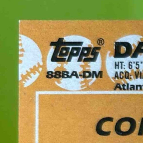 2023 Topps Dale Murphy 1988 Baseball 35th Anniversary Auto Gold /50 Braves