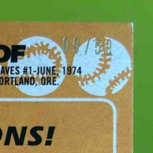 2023 Topps Dale Murphy 1988 Baseball 35th Anniversary Auto Gold /50 Braves