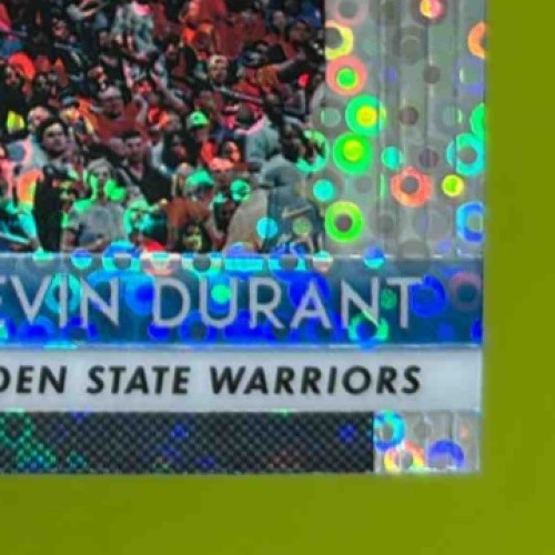 2018-19 Panini Prizm Kevin Durant Prizms Fast Break #252 Golden State Warriors