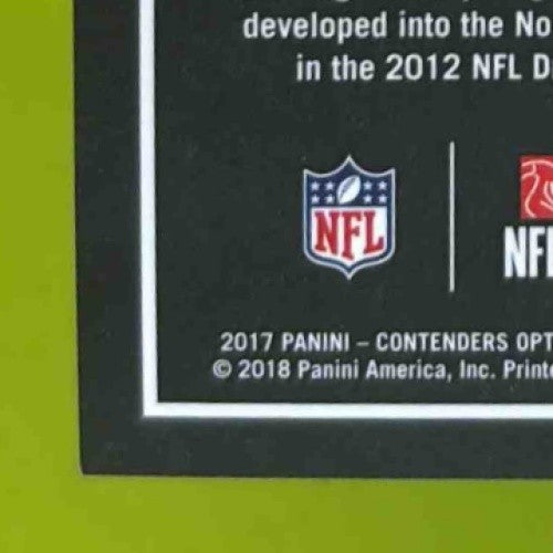 2017 Contenders Optic Andrew Luck Blue 66/99 #16 Season Ticket COLOR MATCH