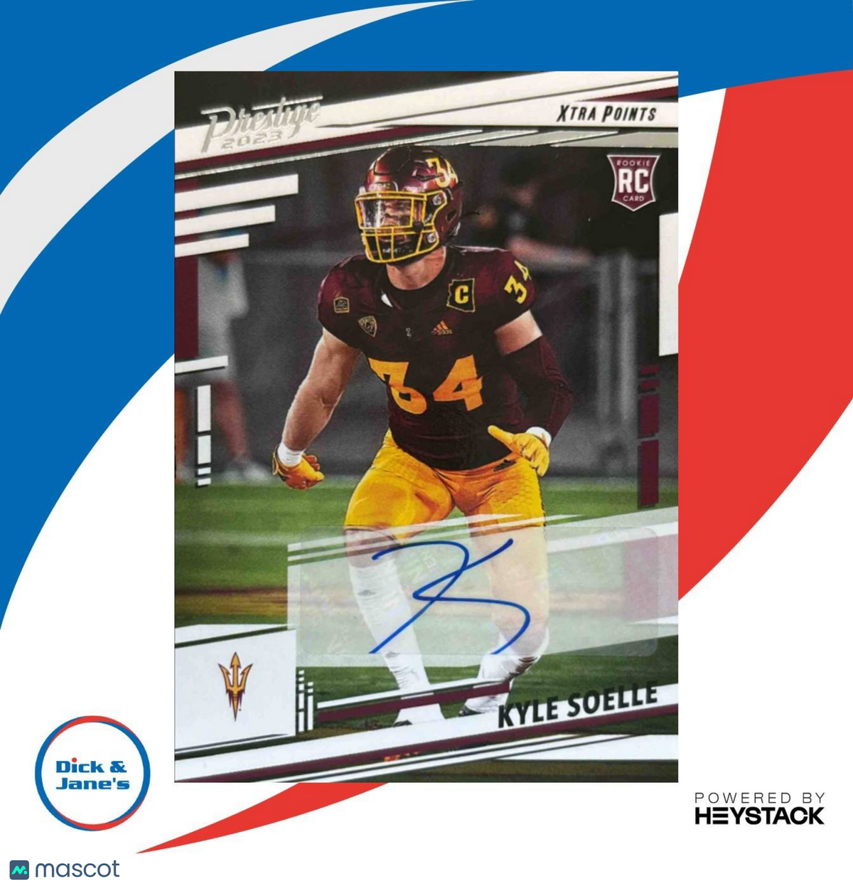 2023 Panini Chronicles Draft Picks Kyle Soelle Prestige Xtra Points Signatures
