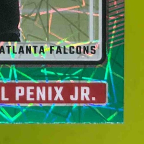 2024 Donruss Optic Michael Penix Jr. Green Velocity #279 Atlanta Falcons