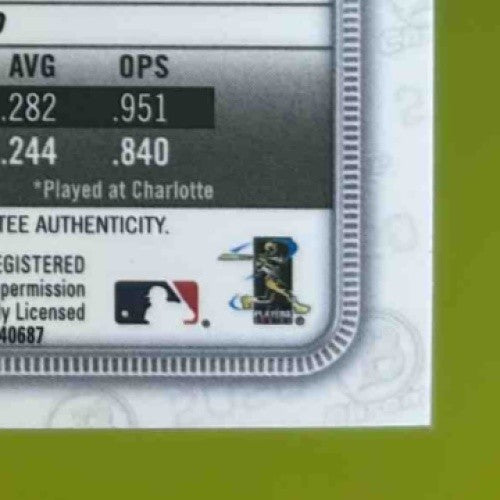 2020 Bowman Chrome Zack Collins Rookie Auto Blue Refractor 106/150 White Sox
