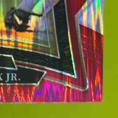 2024 Panini Select Michael Penix Jr. Black and Red Prizm Shock #80 RC Falcons
