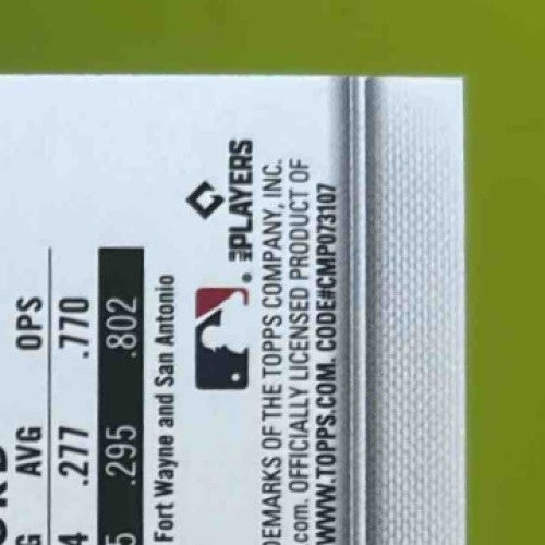 2024 Bowman Jackson Merrill Prospects Neon Green /399 #BP-145 San Diego Padres