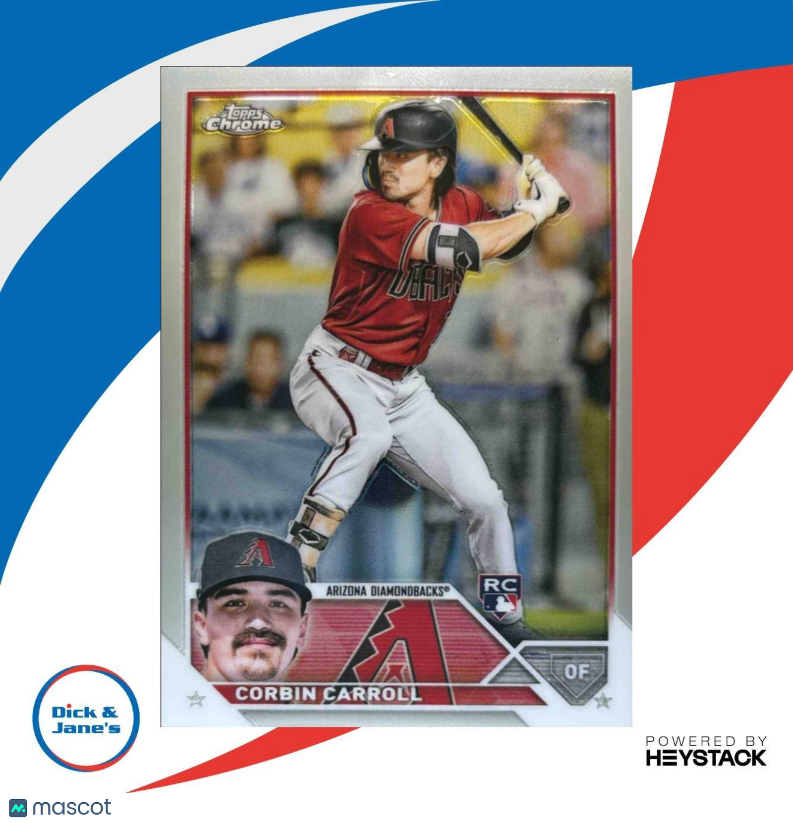 2023 Topps Chrome Corbin Carroll #95 RC Arizona Diamondbacks