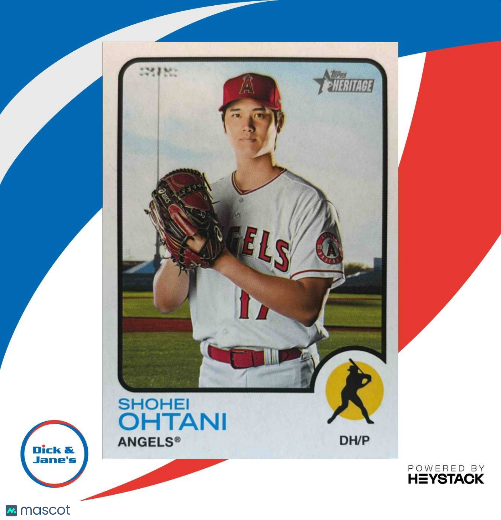 2022 Topps Heritage Shohei Ohtani #150 Los Angeles Angels