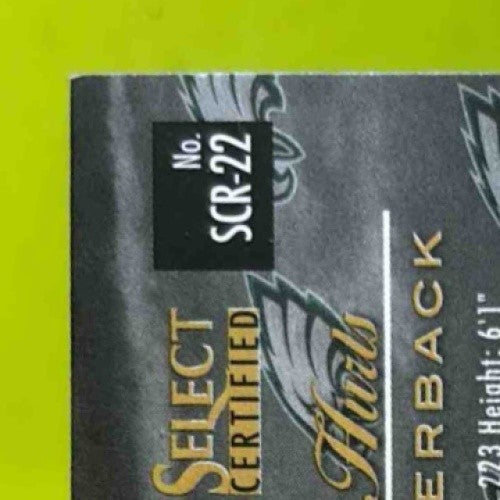 2020 Panini Select Jalen Hurts Certified Rookies #SCR-22 RC Philadelphia Eagles
