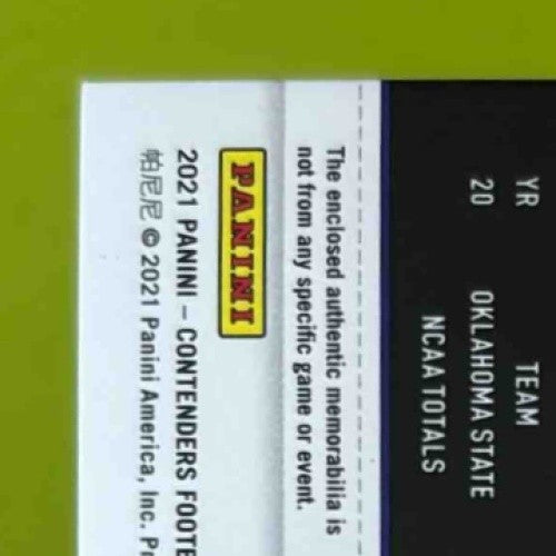 2021 Panini Contenders Tylan Wallace Rookie Ticket Swatches RC Baltimore Ravens