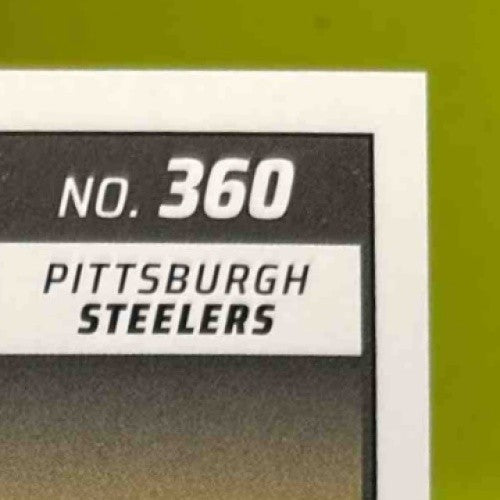 2024 Panini Score Roman Wilson Circular 120/135 #360 RC Pittsburgh Steelers