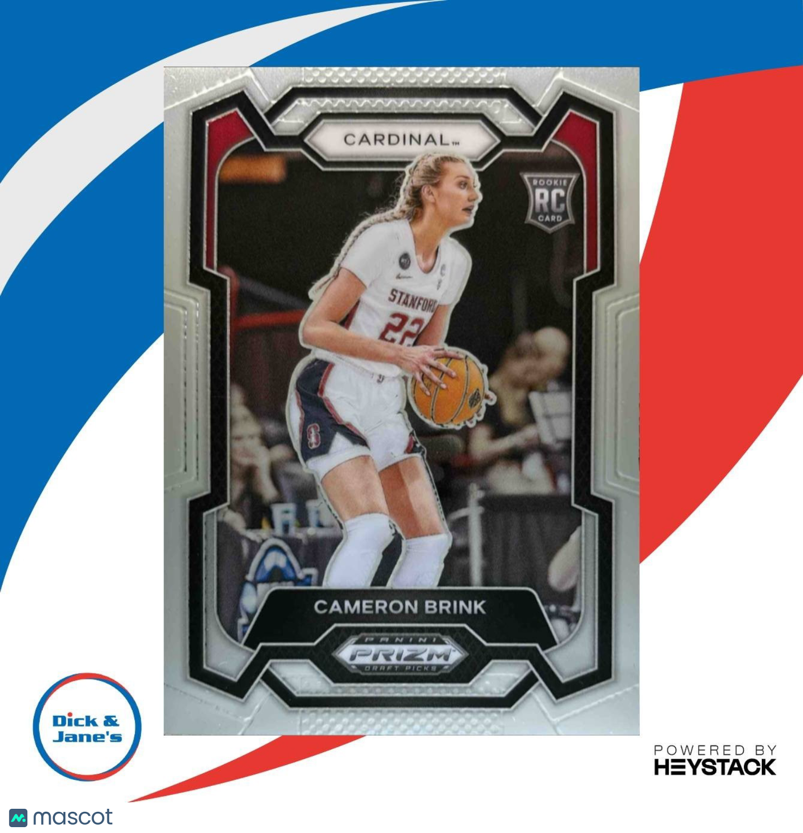 2024 Panini Prizm Draft Picks Collegiate Cameron Brink #89 RC Stanford Cardinal