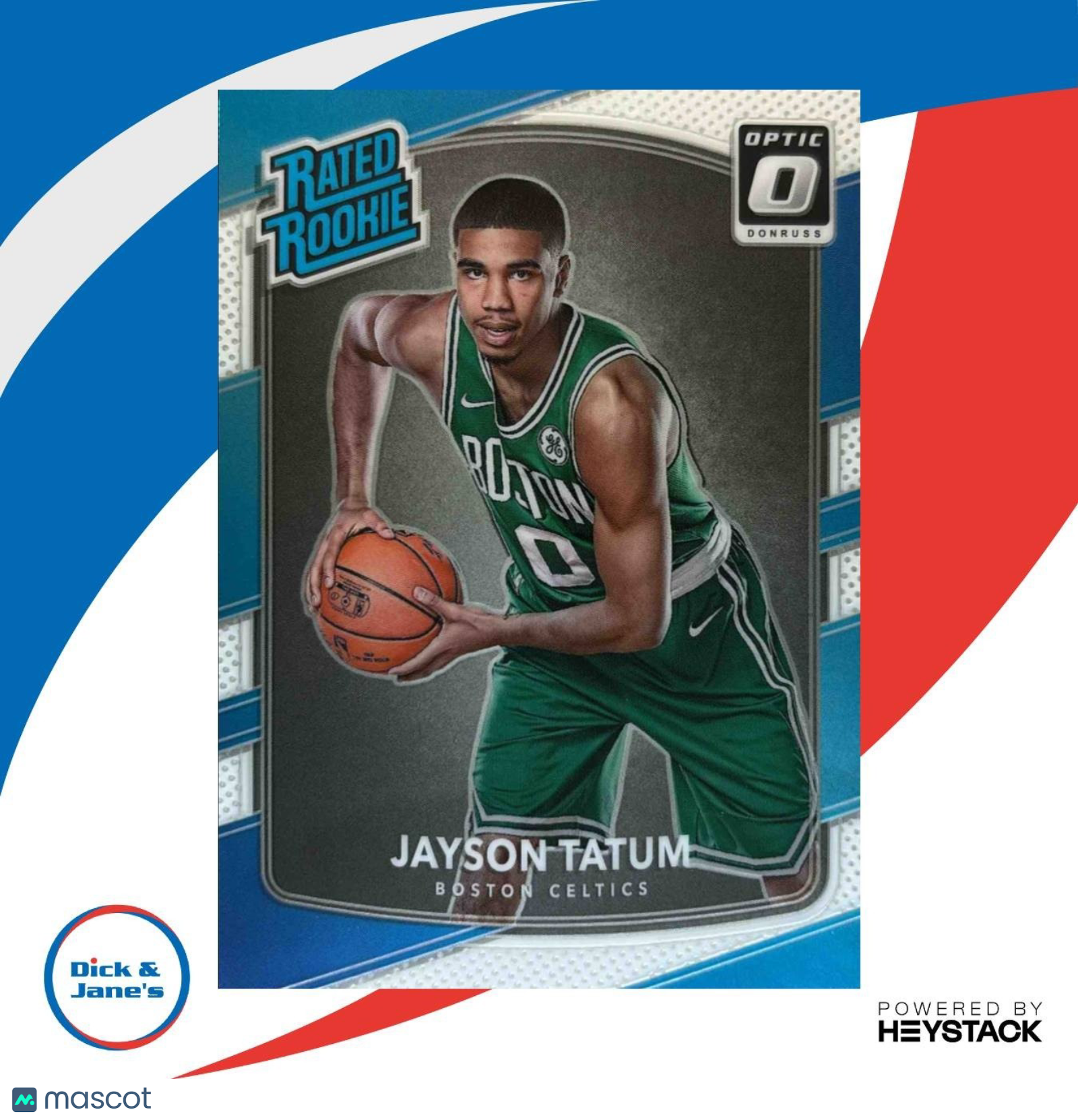 2017-18 Panini Donruss Optic Jayson Tatum #198 RC Boston Celtics