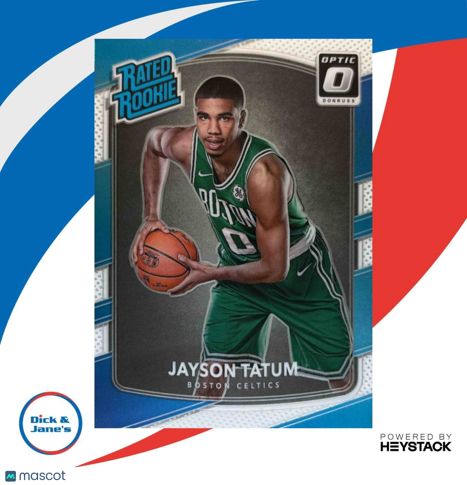 2017-18 Panini Donruss Optic Jayson Tatum #198 RC Boston Celtics