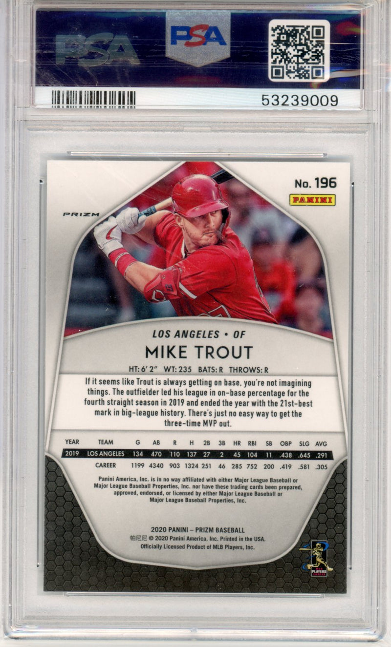 2020 Panini Prizm Mike Trout Silver Prizm