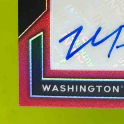 2024 Prizm Collegiate Michael Penix Jr. Saturday Star AUTOS Red /199 RC Huskies