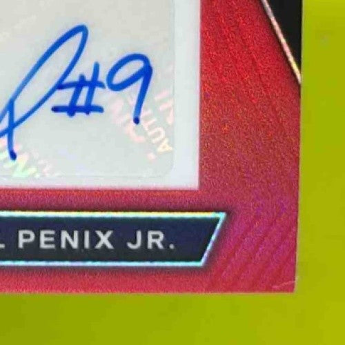 2024 Prizm Collegiate Michael Penix Jr. Saturday Star AUTOS Red /199 RC Huskies