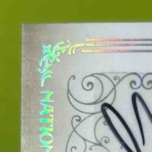 2007 Playoff National Treasures Jon Beason Signature /100 #147 Auto Panthers