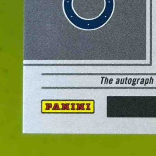 2023 Panini Luminance Josh Downs Auto Green /25 #187 RC Indianapolis Colts