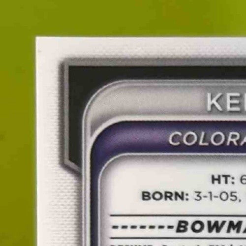 2024 Bowman Kelvin Hidalgo Chrome Auto Mini Diamond /100 1st Prospect Rockies