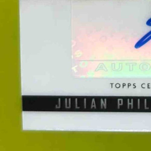 2023-24 Topps Midnight Julian Phillips Rookie Jersey Auto Sky Bulls