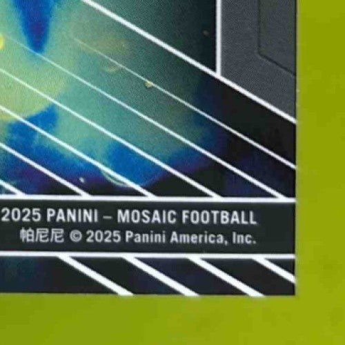 2025 Panini Mosaic Tetairoa McMillan Light it Up Silver #24 RC Carolina Panthers