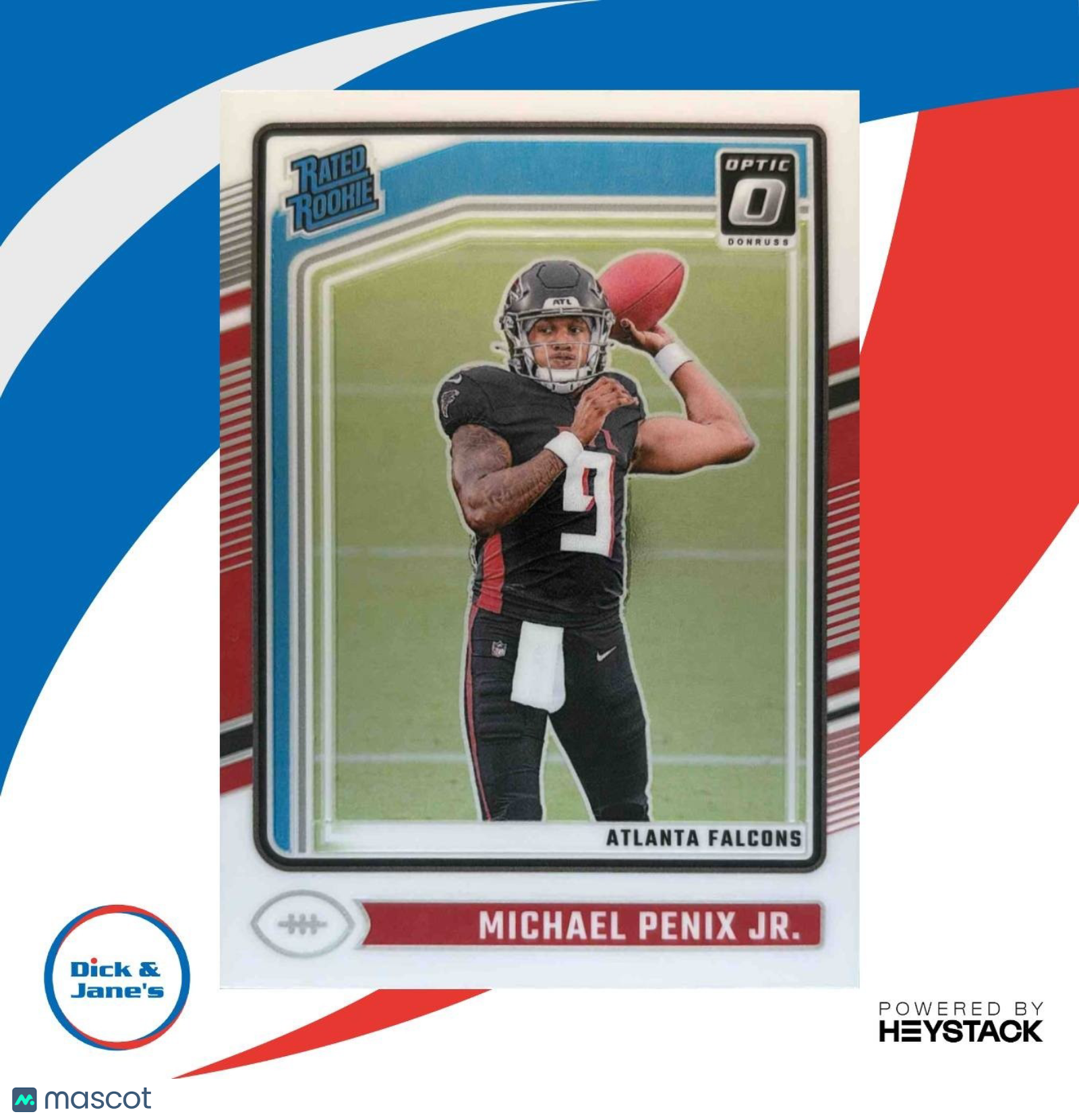 2024 Panini Donruss Optic Michael Penix Jr. #279 Rated Rookie Atlanta Falcons