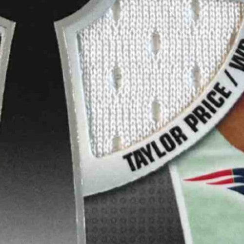 2010 Topp Prime Carson Palmer Jordan Shipley Tom Brady Taylor Price Relics /124