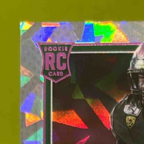 2021 Contenders Draft Picks Penei Sewell Cracked Ice Ticket /23 RC Auto Ducks