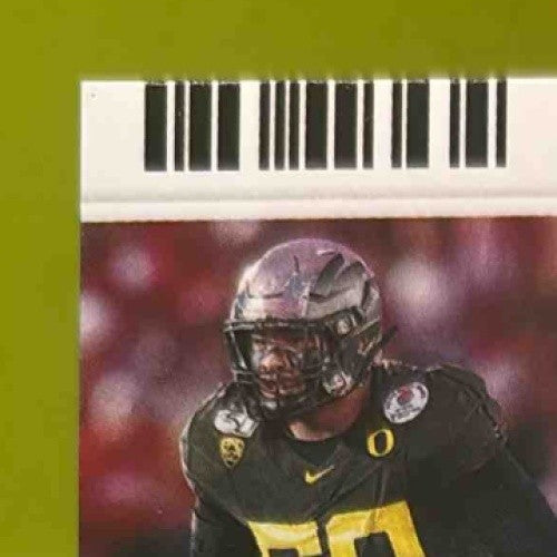 2021 Contenders Draft Picks Penei Sewell Cracked Ice Ticket /23 RC Auto Ducks