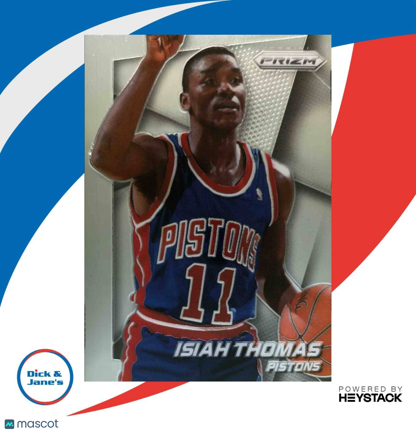 2014-15 Panini Prizm Isiah Thomas #162 Detroit Pistons