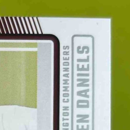 2024 Panini Donruss Jayden Daniels #389 RC Rated Rookie Washington Commanders