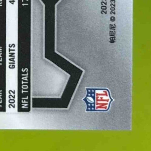 2023 Panini Prizm Darius Slayton Blue Wave 152/199 #220 New York Giants
