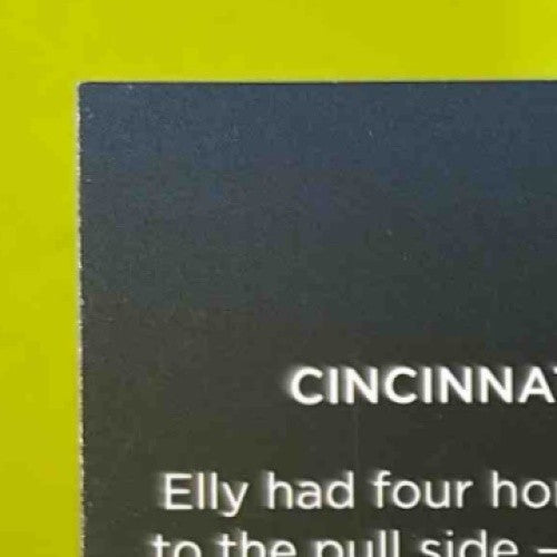 2024 Topps Elly De La Cruz Covering the Field #CTF-14 RC Cincinnati Reds