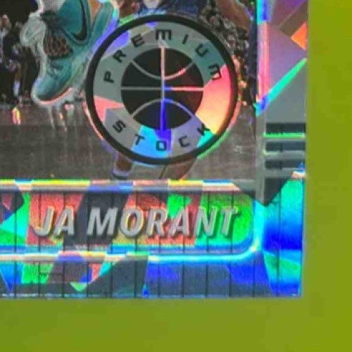 2019-20 Panini Hoops Ja Morant Prizms Red Cracked Ice #259 RC Memphis Grizzlies