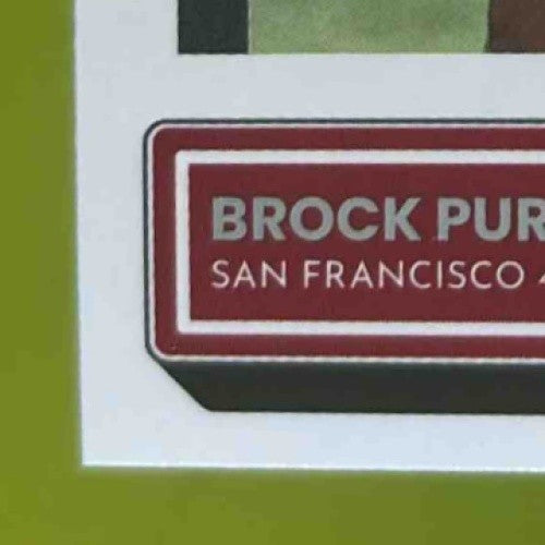 2022 Panini Donruss Brock Purdy #374 RC Rated Rookie San Francisco 49ers