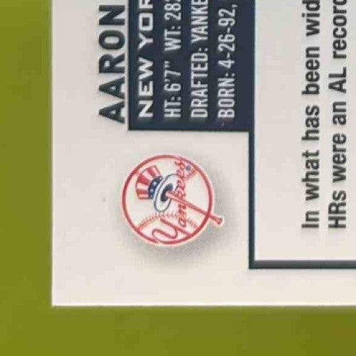 2023 Topps Aaron Judge #62 New York Yankees