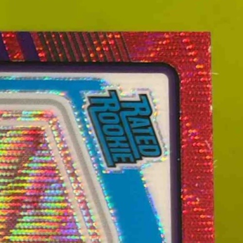 2024 Donruss J.J. McCarthy Optic Rated Rookie Preview Red Wave #303 Vikings