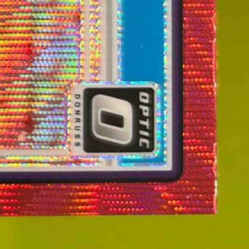 2024 Donruss J.J. McCarthy Optic Rated Rookie Preview Red Wave #303 Vikings