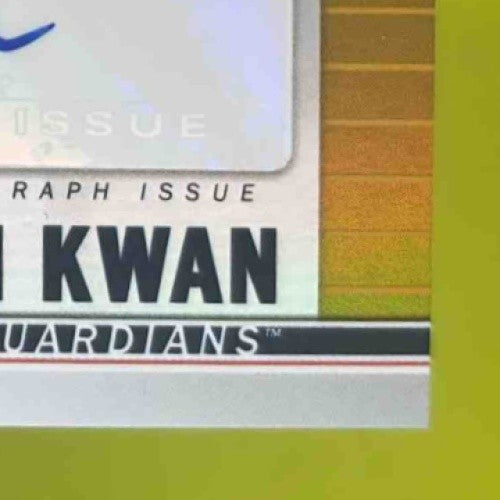 2023 Topps Big League Steven Kwan Auto Gold Foil /50 BLA-KWN Cleveland Guardians