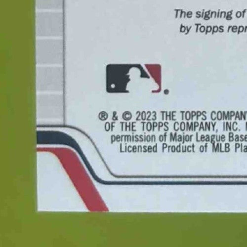 2023 Topps Big League Steven Kwan Auto Gold Foil /50 BLA-KWN Cleveland Guardians